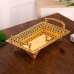 Gtzzot Golden Metal Tray for Domestic Purposes – Elegant and Durable Serving Tray for Every Occasion